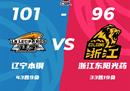 CBA联赛战况辽宁男篮101-96广厦男篮 莫兰德30 25张镇麟18分