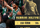 塔图姆得分纪录超过偶像科比 NBA季后赛历史27岁前得分最多的球员